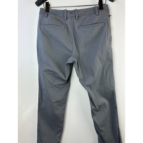 Birddogs Chino Pants Stretch Khaki 6-Pocket Slim Zip Snap Faded Grey Men's 32 - Picture 10 of 11